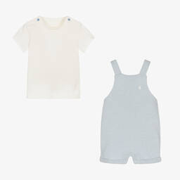 Absorba-Топ и голубой полукомбинезон в полоску | Childrensalon Outlet