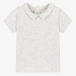Absorba-Серая футболка из меланжевого хлопка | Childrensalon Outlet