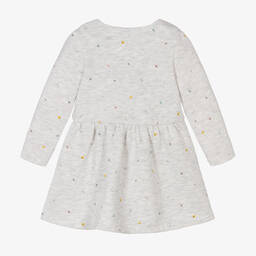 ابسوربا-فستان قطن جيرسي لون رمادي للمولودات | Childrensalon Outlet