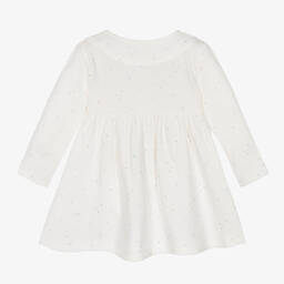 Absorba-Baby Girls Ivory Cotton Raindrop Dress | Childrensalon Outlet