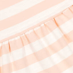 Absorba-Baby Girls Pink Cotton Striped Dress | Childrensalon Outlet