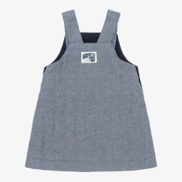 Absorba-Blue Chambray Pinafore Dress | Childrensalon Outlet