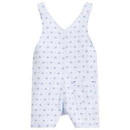 Absorba-Blue Cotton Racket Dungarees  | Childrensalon Outlet