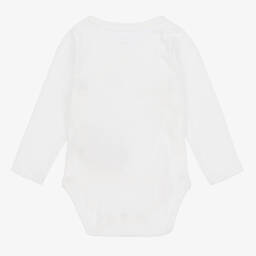 Absorba-تبان قطن عضوي لون أبيض وأزرق للأطفال (عدد 3) | Childrensalon Outlet