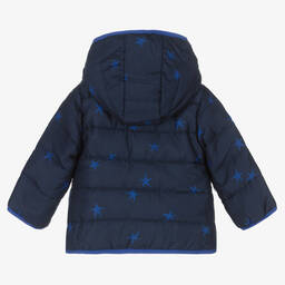 Absorba-Boys Blue Padded Stars Coat | Childrensalon Outlet