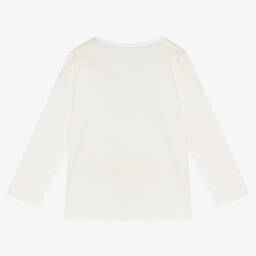 ابسوربا-توب قطن جيرسي لون عاجي للأولاد | Childrensalon Outlet