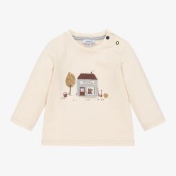 Absorba-Boys Ivory Cotton Top | Childrensalon Outlet