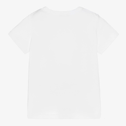 Absorba-تيشيرت أطفال ولادي قطن لون أبيض | Childrensalon Outlet