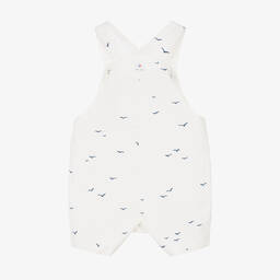 Absorba-Белый полукомбинезон из органического хлопка | Childrensalon Outlet