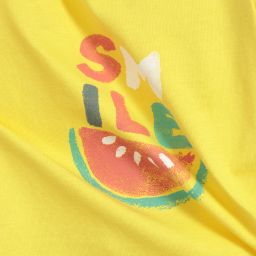 ابسوربا-تي شيرت أطفال ولادي قطن لون أصفر | Childrensalon Outlet