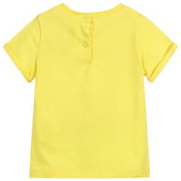 ابسوربا-تي شيرت أطفال ولادي قطن لون أصفر | Childrensalon Outlet