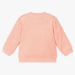 ابسوربا-سويتشيرت أطفال بناتي قطن لون زهري مرجاني | Childrensalon Outlet