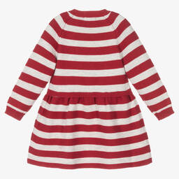 Absorba-Girls Red Striped Knitted Dress | Childrensalon Outlet