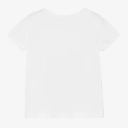 Absorba-Girls White Fruits T-Shirt | Childrensalon Outlet