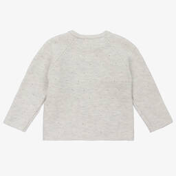 ابسوربا-كنزة مزيج قطن محبوك لون رمادي مونس للأطفال | Childrensalon Outlet