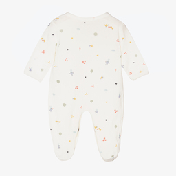 Absorba-Кремовый хлопковый комбинезон с кроликами | Childrensalon Outlet