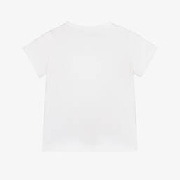 ابسوربا-تيشيرت قطن عضوي لون عاجي للأطفال | Childrensalon Outlet