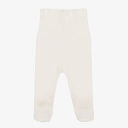 Absorba-Ivory Cotton Knitted 2 Piece Babygrow | Childrensalon Outlet
