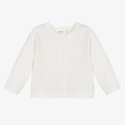Absorba-Ivory Knitted Stripe Cardigan | Childrensalon Outlet