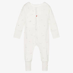 Absorba-Ivory Velour Cloud Babygrow | Childrensalon Outlet