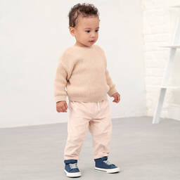Absorba-Pale Beige Corduroy Trousers | Childrensalon Outlet