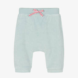 Absorba-Pale Blue Terry Baby Trousers | Childrensalon Outlet