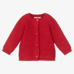 Absorba-Red Knitted Cardigan | Childrensalon Outlet