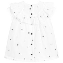 Absorba-White Cotton Daisies Dress | Childrensalon Outlet