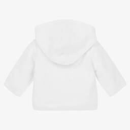 Absorba-Белый вязаный кардиган с капюшоном | Childrensalon Outlet