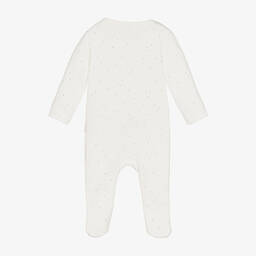 ابسوربا-بيبي غرو قطن جيرسي لون أبيض للأطفال | Childrensalon Outlet