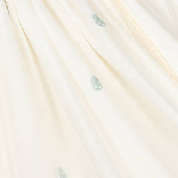 Abuela Tata-Baby Girls Ivory Embroidered Tulle Dress Set | Childrensalon Outlet