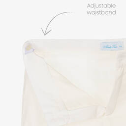 Abuela Tata-Кремовый комплект с шортами из хлопка | Childrensalon Outlet