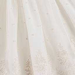 Abuela Tata-Girls Elegant Ivory Lace Gown | Childrensalon Outlet