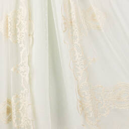 Abuela Tata-Girls Elegant Ivory Lace Gown | Childrensalon Outlet