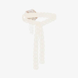 Abuela Tata-Girls Elegant Ivory Lace Hairband | Childrensalon Outlet