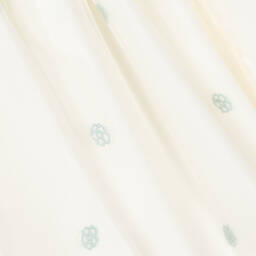 Abuela Tata-Girls Ivory Embroidered Tulle Dress | Childrensalon Outlet