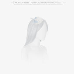Abuela Tata-Girls Ivory Floral Tulle Headband | Childrensalon Outlet