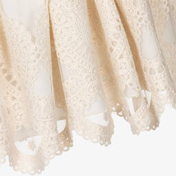 Abuela Tata-Girls Ivory & Green Tulle Dress Set | Childrensalon Outlet