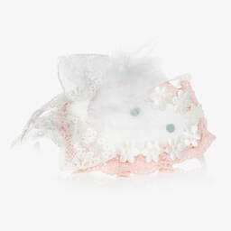 Abuela Tata-Girls Ivory Lace Hairband | Childrensalon Outlet