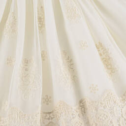 Abuela Tata-Girls Ivory Tulle Lace Ensemble | Childrensalon Outlet