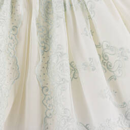 Abuela Tata-Girls Mint & Cream Lace Ensemble | Childrensalon Outlet