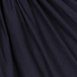 Abuela Tata-فستان قطن تويل مزين بكشكش لون كحلي وزهري | Childrensalon Outlet