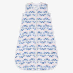 آدين + أناييس-كيس نوم أطفال بناتي قطن موسلين لون أزرق | Childrensalon Outlet