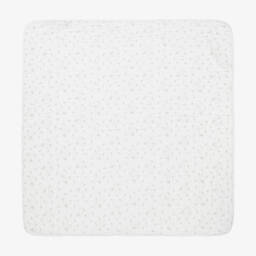 aden + anais-Girls Woven White Cotton Wrap | Childrensalon Outlet