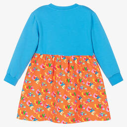 Agatha Ruiz de la Prada-Blue & Orange Jersey Dress | Childrensalon Outlet