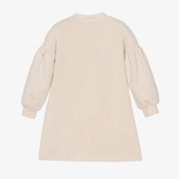 Agatha Ruiz de la Prada-Girls Beige Sweatshirt Dress With Print | Childrensalon Outlet