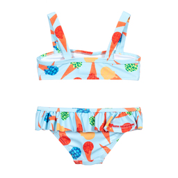 Agatha Ruiz de la Prada-Girls Blue Ice Cream Bikini | Childrensalon Outlet