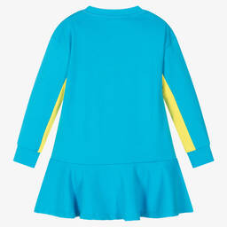 Agatha Ruiz de la Prada-Girls Blue Milano Jersey Dress | Childrensalon Outlet