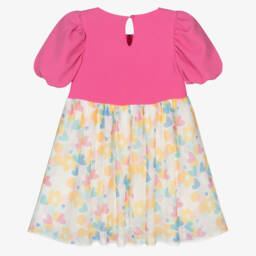 Agatha Ruiz de la Prada-Girls Blush Tulle & Crêpe Dress | Childrensalon Outlet