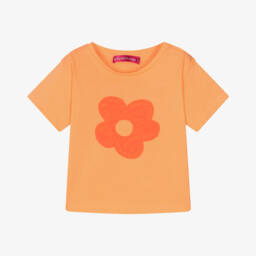 Agatha Ruiz de la Prada-Girls Bright Floral Cotton Tee | Childrensalon Outlet